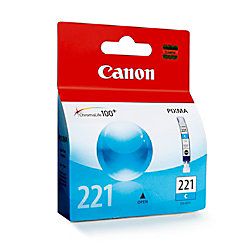 Canon CLI 221C ChromaLife 100 Cyan Ink Tank 2947B001