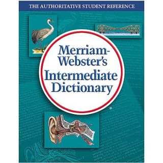Merriam Webster Intermediate Dictionary, Grades 6 8, Hardcover, 1,024 Pages