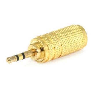 Value Brand Audio Adapter, Gold, 7156