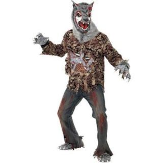 Scary Zombie Were Wolf Costume Adult Large Large