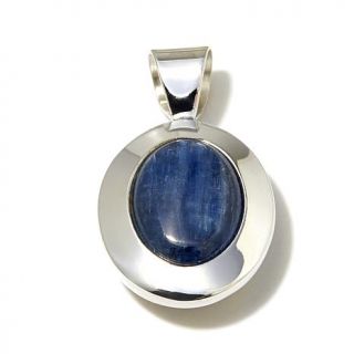 Jay King Kyanite and Spiny Oyster Shell Reversible Pendant   7641563