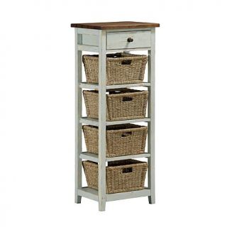 Hillsdale Furniture Tuscan Retreat™ Open Side Stand with 4 Baskets and Dr   7515018