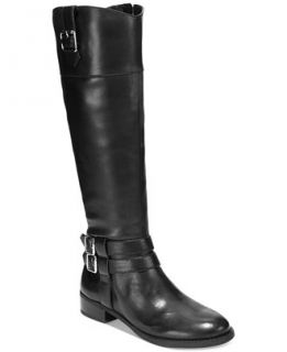 INC International Concepts Fahnee Leather Riding Boots, Only at