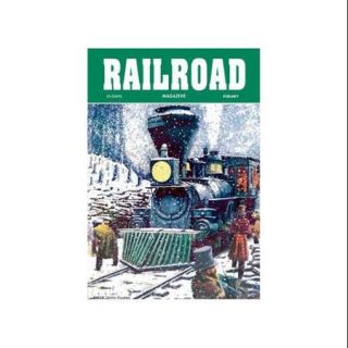 Railroad Magazine: Through The Snow, 1952 Print (Canvas 20x30)