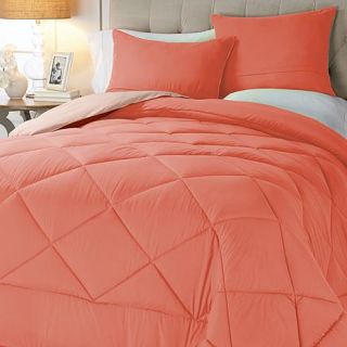 Concierge Collection Reversible Diamond Quilted Comforter Set   King/California King   7996296