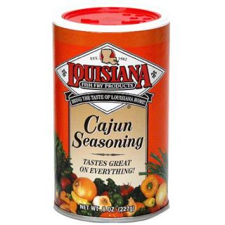 Louisiana Fish Fry Products Cajun Seasoning, 8 oz (Pack of 12)
