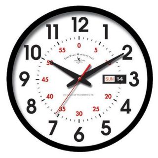 FirsTime Manufactory 25604 Day/Date Wall Clock