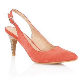Lotus Lotus coral suede Gloss court shoes