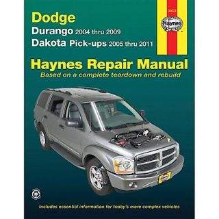 Haynes Dodge Durango '04 '06 and Dakota '05 '06 Repair Manual 30023