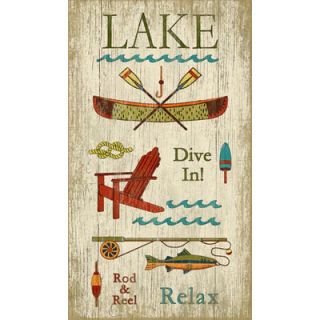 Vintage Signs Lake Wall Art by Suzanne Nicoll Vintage Advertisement