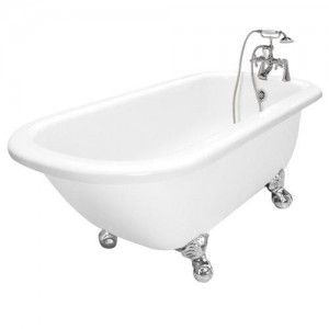 American Bath Factory T060B CH Maverick Bathtub Faucet Package 1   White