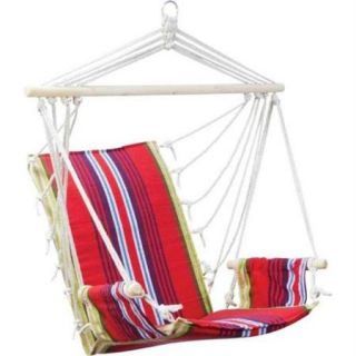 Club Fun SPSWING4 Club Fun Cushioned Hanging Rope Chair With Arm Rests