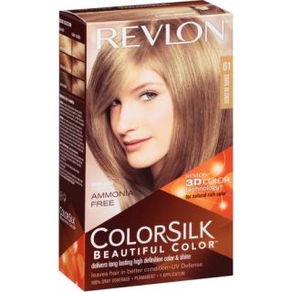 Revlon Colorsilk Beautiful Color Permanent Hair Color, 61 Dark Blonde