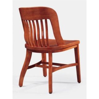Boston Armless Chair (Medium Walnut)