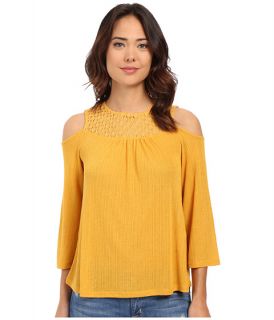 ONLY Mie 3/4 Sleeve Top with Shoulder Cut Out