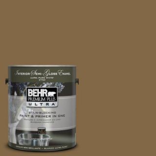 BEHR Premium Plus Ultra 1 gal. #UL180 26 Bazaar Interior Semi Gloss Enamel Paint 375301