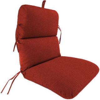 Jordan Manufacturing Outdoor Patio Replacement Chair Cushion, Husk Texture Brick