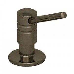 Whitehaus WHSD1166 PN Discovery solid brass soap/lotion dispenser   Polished Nickel