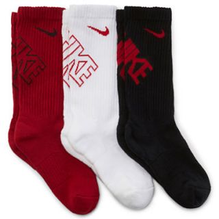 Nike® 3 pk. Graphic Crew Socks   Boys