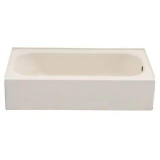 Bootz Industries BootzCast 5 ft. Right Drain Soaking Tub in Biscuit 011 7000 96