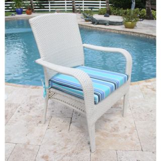 Grenada Patio Lounge Chair in White Wash by Hospitality Rattan