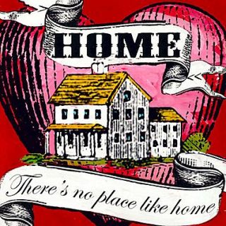 GreenBox Art No Place Like Home by Shelly Kennedy Graphic Art on Wrapped Canvas