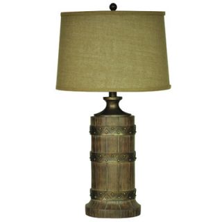 Crestview Collection Plankroad 32.5 H Table Lamp with Empire Shade