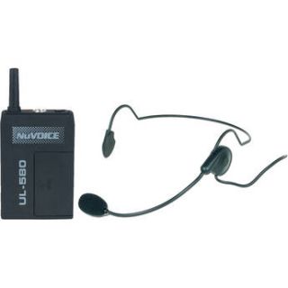 NuVoice ULBP 580 Bodypack Transmitter with Headset UHBP 580 T