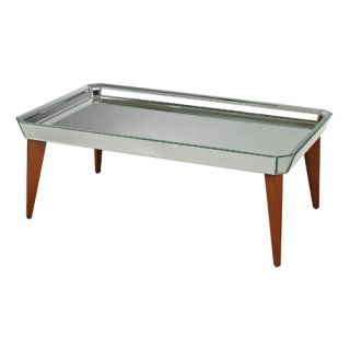 Rushbrook Mid Century Mirrored Coffee Table by Sterling Industries