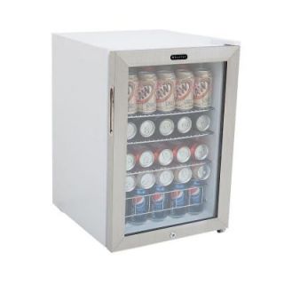 Whynter 19 in. 90 (12 oz.) Can Cooler with Lock BR 091WS