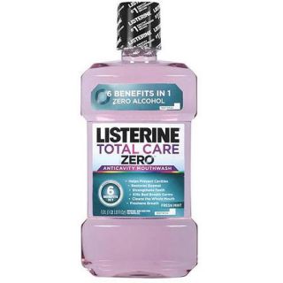 Listerine Total Care Zero Fresh Mint Flavor Antiseptic Adult Mouthwash, 1 l