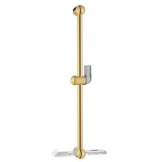 Hansgrohe Unica E 26 in. Wall Bar in Polished Brass 06890930