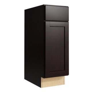 Cardell Pallini 12 in. W x 34 in. H Vanity Cabinet Only in Coffee VB122134L.AE0M7.C63M