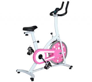 Sunny Health & Fitness Pink Indoor Cycling Bike —