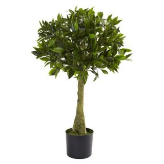 Nearly Natural 3 Bay Leaf Topiary UV Resistant (Indoor/Outdoor