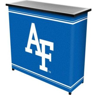 Trademark 2 Shelf 39 in. L x 36 in. H Air Force Falcons Portable Bar with Case CLC8000 AF