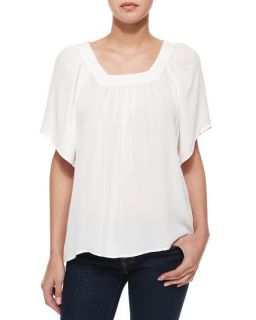 Joie Amba Solid Silk Top