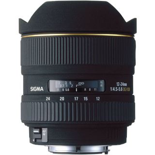 Sigma 12 24mm f4.5 5.6 EX DG IF HSM Lens for Canon   12603693