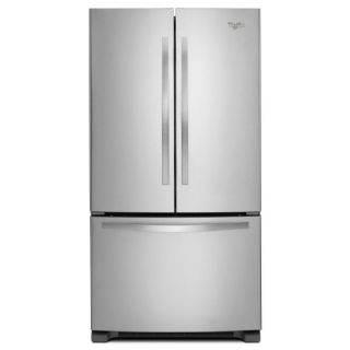 Whirlpool 25.2 cu ft French Door Refrigerator with Single Ice Maker (Stainless Steel) ENERGY STAR