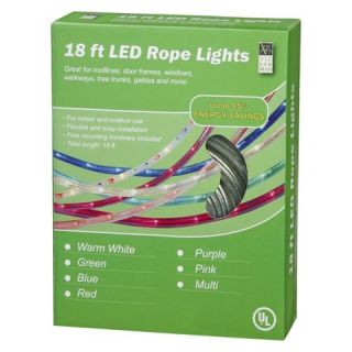 18 LED Rope Light 13mm Set   Pink (2Bulb Spacing)