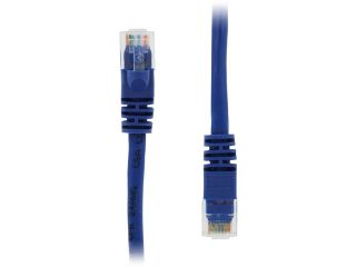 14 FT RJ45 CAT6 550MHz Molded Ethernet Network Patch Cable   Blue   Lifetime Warranty
