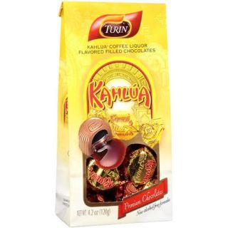 Turin: Kahlua Coffee Liquor Flavored Filled Premium Chocolates, 4.20 oz