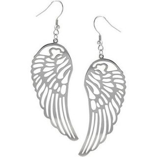 Brinley Co. Sterling Silver Dangle Earrings, Cut Out Wings
