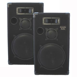 Acoustic Audio DR12 Pro 12 inch Speaker Pair PA DJ Karaoke Band 1200
