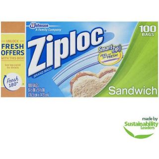 Ziploc Sandwich Bags 90 count