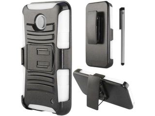 For Nokia Lumia 635 Robotic Armor Design Belt Clip Holster Kickstand Phone Protector Cover Case Accessory with Stylus Pen