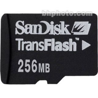 SanDisk  256MB microSD/TransFlash Card SDSDQ256