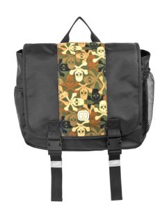 Kids Bag Black Camo Messenger/Backpack by Fleurville