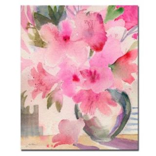 Trademark Fine Art 14 in. x 19 in. Pink Azaleas Canvas Art SG069 C1419GG