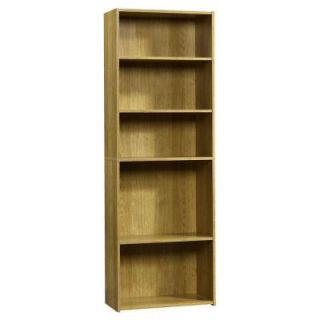 SAUDER Beginnings Collection 71 in. 5 Shelf Bookcase in Highland Oak 413324
